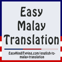 Translate english to bahasa melayu