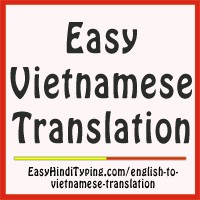 English vietnam to English