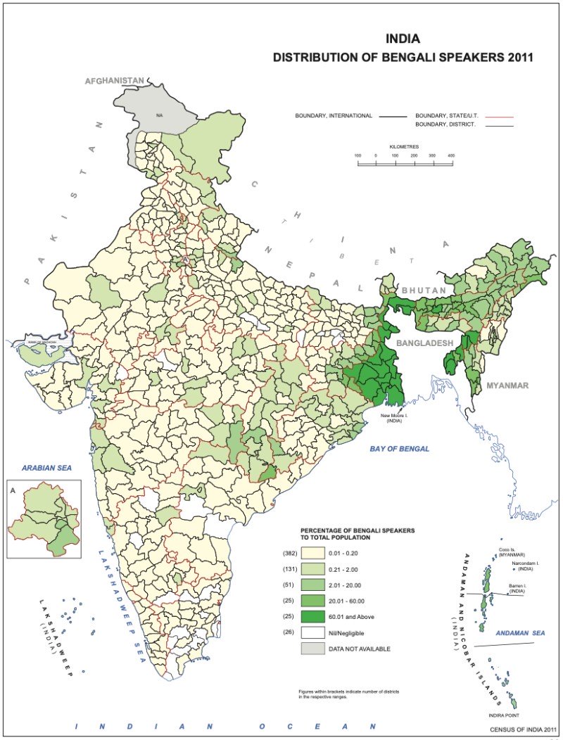 Bengali Speakers in India