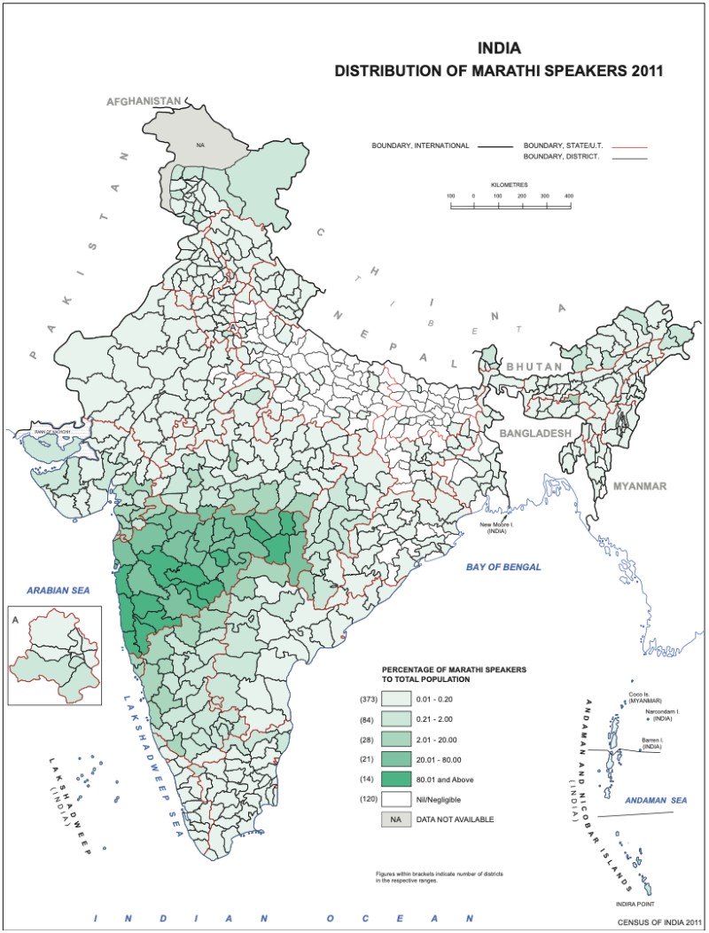 Marathi Speakers in India