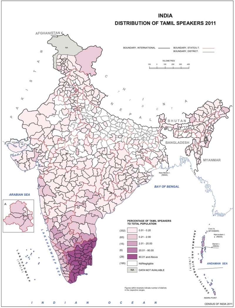 Tamil Speakers in India